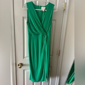 Lilly Pulitzer Vibrant Green Jersey Midi Dress